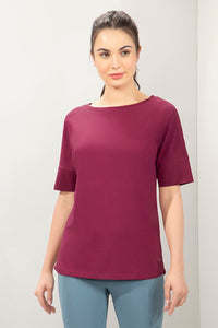 Elements Long Length Tee - Beaujolais - color option