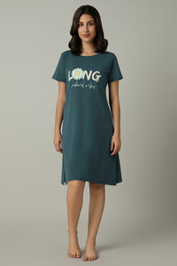 Comfort Sleep Dress - Weekend Vibes Print - color option