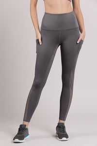 Energize Panelled Tights - Volcanic Glass - color option