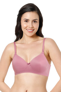 Smooth Charm Padded Non-Wired T-Shirt Bra - Mesa Rose - color option
