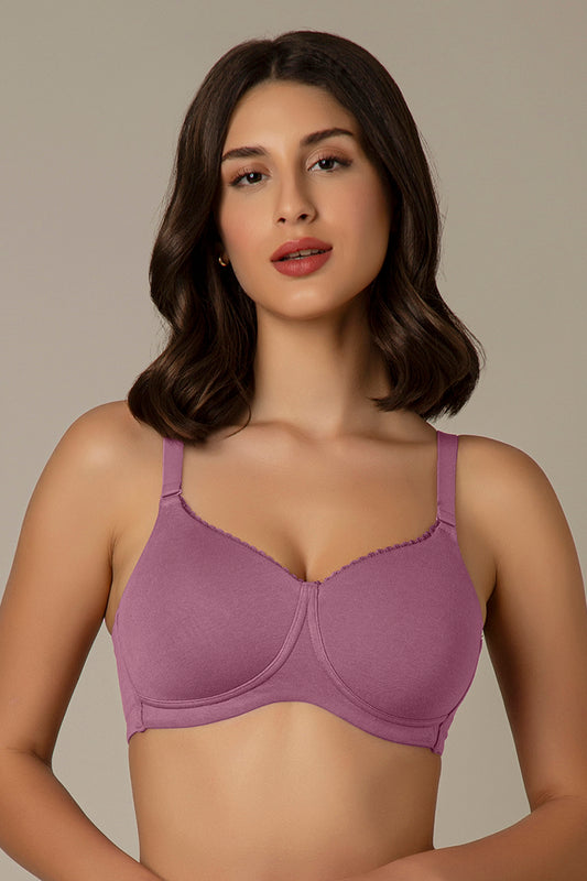 Essential Padded Wirefree Bra - Mellow Mauve