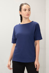 Elements Long Length Tee - Medieval Blue - color option