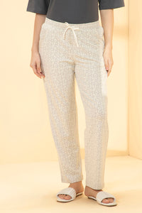 Full Length PJ Bottom - Silver Floral Print - color option