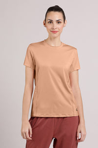 Flaunt Workout Tee - Cafe Creme - color option