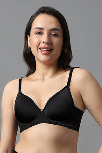 Airy Padded Wired Bra - Black - color option