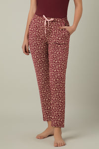 Full Length PJ Bottom - Two Tone Floral Print - color option