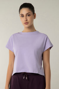 Essential Crop Top - Digital Lavender - color option