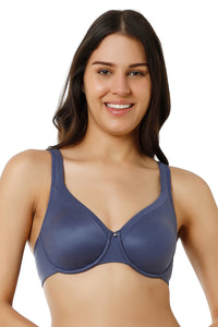 Contour Support Non-padded Wired Bra - Crown Blue - color option