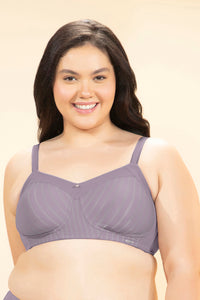 Contoured Comfort Non-Padded Non-Wired Support Bra - Nirvana thumbnail 1