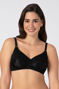 Saree Shaper Non-Padded Non-Wired Bra - Black - color option