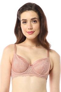 Eternal Bliss Non-padded Wired Bra - Mellow Rose thumbnail 1