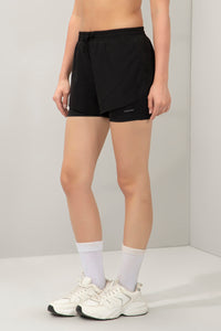 Energize High Rise Active Shorts - Black thumbnail 2