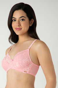 Luxe Support Non-Padded Wired Bra  - Rose Elegance thumbnail 2