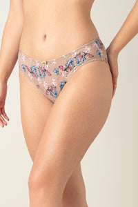 Smooth Charm Bikini Panty - Artistic Floral Stucco Pr thumbnail 2