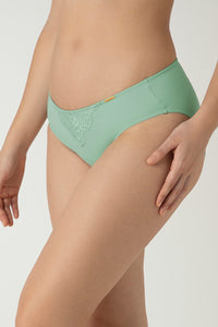Lace Elegance Bikini Panty - Aqua Foam thumbnail 3