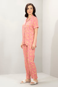 Half-Sleeves Sleep PJ Set - Sahara Leaf Print thumbnail 3