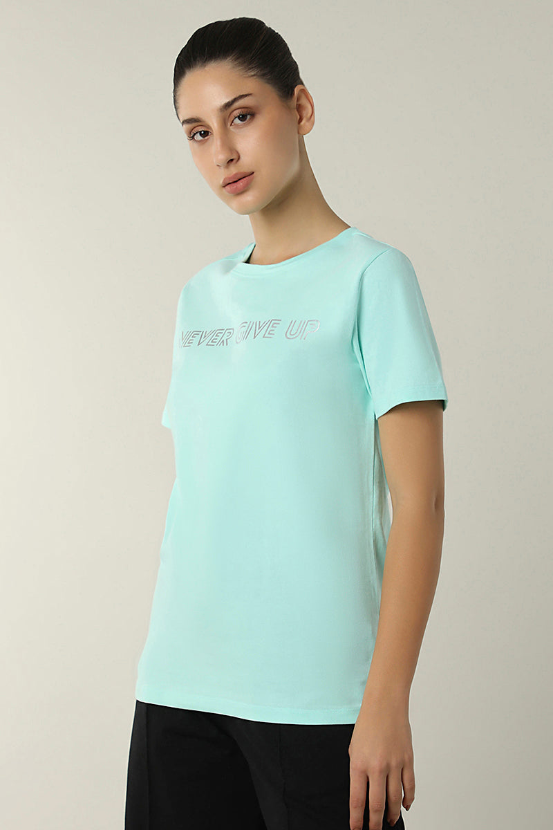 Essential Printed Tee - Blue Tint