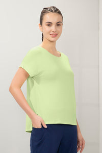 Flaunt Relaxed Tee  - Shadow Lime thumbnail 2