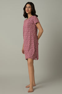 Comfort Sleep Dress - Two Tone Floral Print thumbnail 2