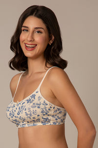 Daily Support Non Padded Non-Wired Cotton Bra - Floral Print thumbnail 2