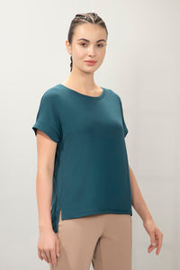 Flaunt Relaxed Tee  - Reflecting Pond thumbnail 2