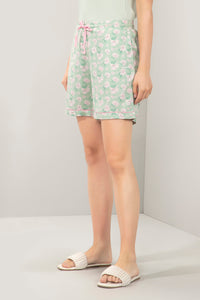 Sleep Shorts - Frosty Floral Print thumbnail 4