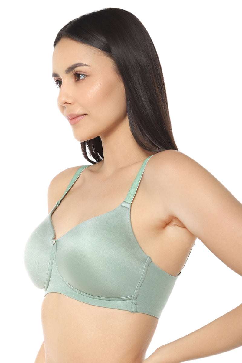 Cloudsoft Padded & Non-Wired Bra  - Pastel Green