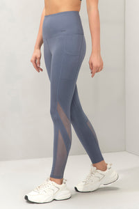 Energize Panelled Tights - Grisaille thumbnail 2