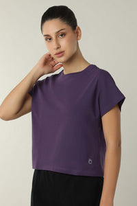 Essential Crop Top - Navy Cosmos thumbnail 2
