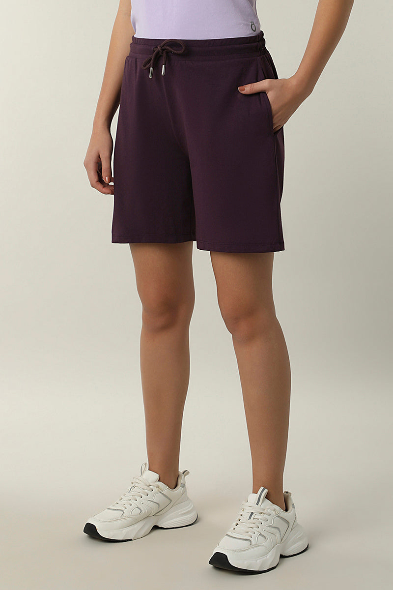 Essential Relaxed Shorts - Plum Perfect - Image 2 of 5