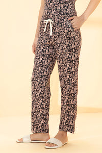 Full Length PJ Bottom - Graphite Floral Print thumbnail 2