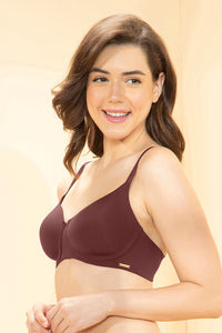 Effortless Bliss Padded Non-Wired Bra - Rum Raisen thumbnail 2