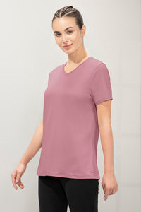 Energize Short Sleeve V-Neck Active T-Shirt - Lilas thumbnail 2