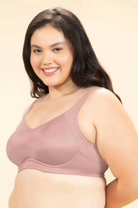 Elegant Support Non-Padded Wired Bra - Misty Rose thumbnail 2