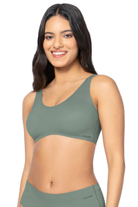 Invisi Ease Padded Non-Wired Slip-On Bra - Lily Pad thumbnail 2