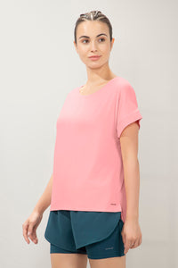Flaunt Relaxed Tee  - Quartz Pink thumbnail 2