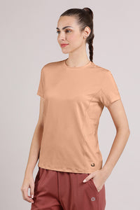 Flaunt Workout Tee - Cafe Creme thumbnail 2