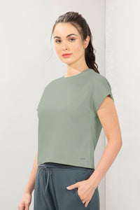 Essential Crop Top - Desert Sage thumbnail 2