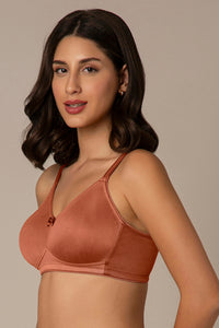 Smooth Minimizer Non-padded & Non-wired Bra - Chutney thumbnail 2