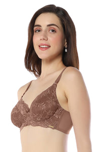 Luxe Support Non-Padded Wired Bra  - Nutmeg thumbnail 2