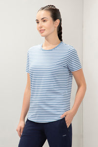 Essential Stripe Tee - English Blue Stripes thumbnail 2
