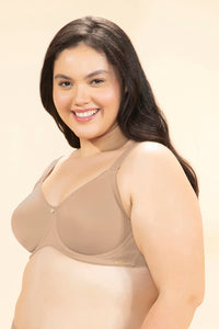 Delight Minimizer Non-Padded Wired Bra - Hazelnut thumbnail 2