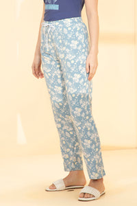 Full Length Pyjama Bottom - Pearl Floral Print thumbnail 2
