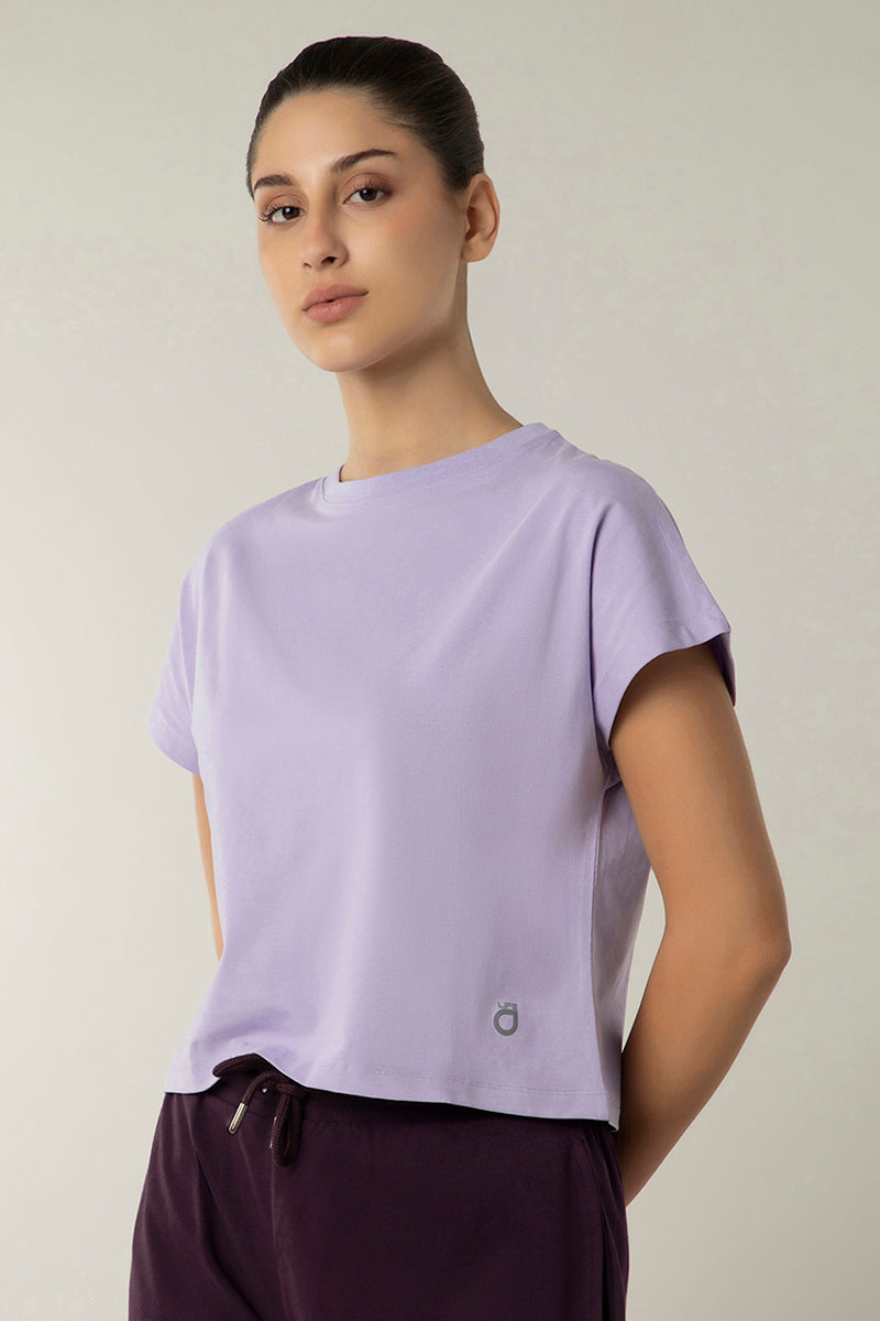 Essential Crop Top - Digital Lavender - Image 2 of 4