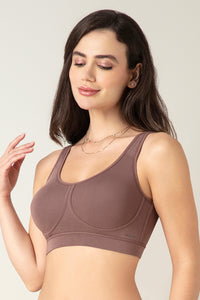 All Day At Home Bra - Peppercorn thumbnail 5