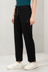 Essential Relaxed Full Length Pants - Black thumbnail 2
