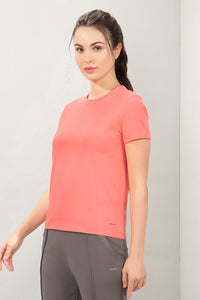 Essential Crew Neck Tee - Sugar Coral thumbnail 2