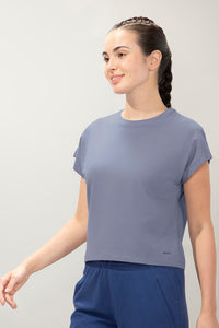 Essential Crop Top - Silver Bullet thumbnail 2