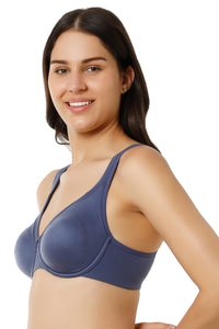 Contour Support Non-padded Wired Bra - Crown Blue thumbnail 2