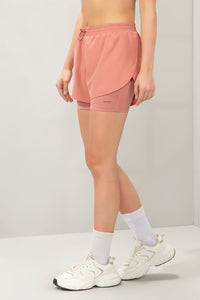 Energize High Rise Active Shorts - Brick Dust thumbnail 2